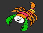Desenho Scorpius feliz pintado por huguinho