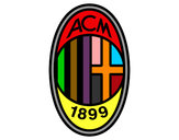 Desenho Emblema do AC Milan pintado por Eduardocor