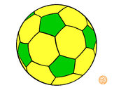 Desenho Bola de futebol II pintado por kaian