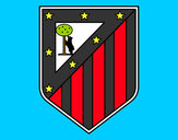 Desenho Emblema do Club Atlético de Madrid pintado por padinho
