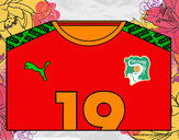 Desenho Camisa da copa do mundo de futebol 2014 da Costa do Marfim pintado por scott05