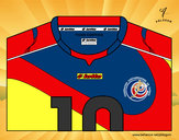 Desenho Camisa da copa do mundo de futebol 2014 da Costa Rica pintado por scott05