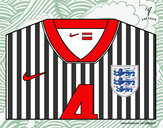 Desenho Camisa da copa do mundo de futebol 2014 da Inglaterra pintado por scott05