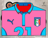 Desenho Camisa da copa do mundo de futebol 2014 da Itália pintado por scott05