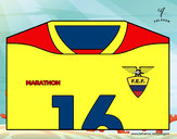 Desenho Camisa da copa do mundo de futebol 2014 do Equador pintado por scott05