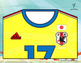 Desenho Camisa da copa do mundo de futebol 2014 do Japão pintado por scott05