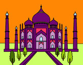 Desenho O Taj Mahal pintado por missmirim