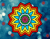Desenho Mandala flores de girassol pintado por daniela200