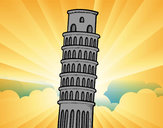 Desenho A Torre de Pisa pintado por daniel12
