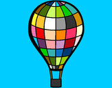 Desenho Balão de ar quente pintado por vitorcely