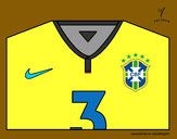 Desenho Camisa da copa do mundo de futebol 2014 do Brasil pintado por vitorcely