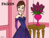 Desenho Frozen Princesa Anna pintado por Missim