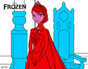 Desenho Frozen Rainha Elsa pintado por nandonanda
