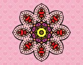 Desenho Mandala árabe pintado por saralee