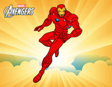 Desenho Vingadores - Iron Man pintado por eduardobar