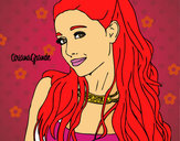 Desenho Ariana Grande com coleira pintado por Juju22