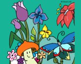 Desenho Fauna e Flora pintado por Marta29