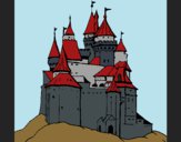 Desenho Castelo medieval pintado por Missim