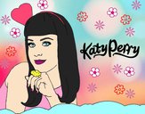 Desenho Katy Perry pintado por Estelinha