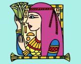 Desenho Cleopatra pintado por AJALVES
