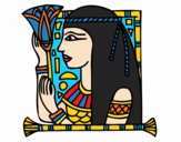 Desenho Cleopatra pintado por loen