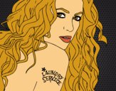 Desenho Shakira - Laundry Service pintado por Missim