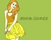 Desenho Ariana Grande pintado por shirloka