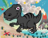 Dinossauro velociraptor