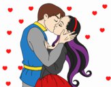 Desenho Beijo de amor pintado por annablly