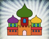 Desenho Castelo dos mouros pintado por lucdan