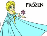 Desenho Frozen Elsa pintado por renatinhac