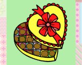 Desenho Caixa de bombons pintado por marilurdes