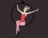 Desenho Mulher trapezista pintado por BRisa