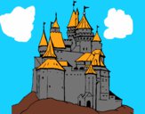 Desenho Castelo medieval pintado por S2Assilene