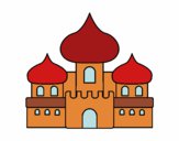Desenho Castelo dos mouros pintado por paloma1