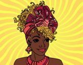 Desenho Mulher africana pintado por Eduardatux