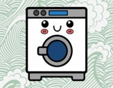 Desenho Máquina de lavar roupa pintado por ImShampoo