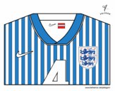 Camisa da copa do mundo de futebol 2014 da Inglaterra