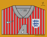 Camisa da copa do mundo de futebol 2014 da Inglaterra
