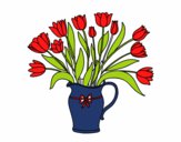 Jarro de tulipa