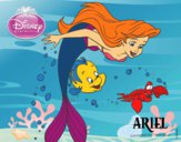 A Pequena Sereia - Ariel, Flunder e Sebastião