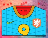 Camisa da copa do mundo de futebol 2014 da Holanda