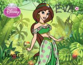 Desenho Aladdin - Princesa Jasmine pintado por Carolina11