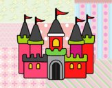 Desenho Castelo fantástico pintado por vitorcely
