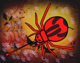 Desenho Aranha veneno expelido pintado por GUSTAVOO6
