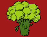 Desenho Brócolos pintado por mariafaro