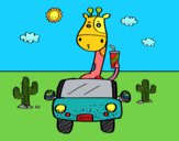 Girafa de condução