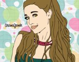Desenho Ariana Grande com coleira pintado por brenda5468
