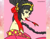 Desenho Princesa chinesa pintado por repelstelt