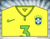 Desenho Camisa da copa do mundo de futebol 2014 do Brasil pintado por Muriloo